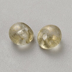透明なアクリルビーズ  ティアドロップ  ダークカーキ  4x5mm  穴：1.2mm  100個/セット&nbsp;LS-OACR-CJC0007-07C