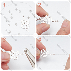 真鍮製クリンプビーズカバー160個  925銀メッキ  4x2.5mm  穴：1.5mm&nbsp;FIND-BBC0003-65B-S