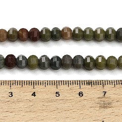 天然石ホワイトジェイドビーズ連売り  カボチャ  染め  多面カット  ミックスカラー  4.5~5x6~6.5mm  穴：0.9mm  約77~78個/連  14.57''（37cm）〜14.76''（37.5cm）&nbsp;GG-CBA9106-03E