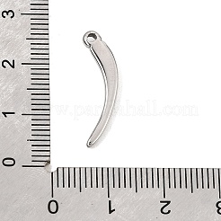 304ステンレスペンダント  チリチャーム  ステンレス鋼色  23x6x3mm  穴：1.4mm&nbsp;SA-CBA0563-19P