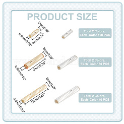 6スタイルのガラスツイストビューグルビーズ  メタリックカラー  ミックスカラー  6~12x2mm  穴：0.5mm  約480個/セット&nbsp;SEED-HY0001-01