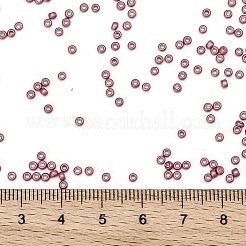 トーホー 11/0ラウンドビーズ  日本製シードビーズ  （563f）ホットピンクの亜鉛メッキマット  2.2mm  穴：0.8mm  約1110PCS /ボトル  10 G /ボトル&nbsp;SEED-JPTR11-0563F