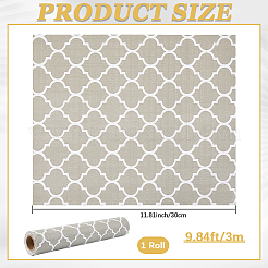 PVC 棚ライナー  キッチンキャビネットと引き出し用  グレー  300mm  3m / pc&nbsp;AJEW-WH20007-51A-05