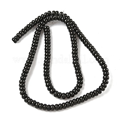 天然のコールクォーツビーズ連売り  ロンデル  4~4.5x2mm  穴：0.5mm  約146~153個/連  14.45''~15.16''（36.7~38.5センチメートル）&nbsp;G-Z095-A01-02