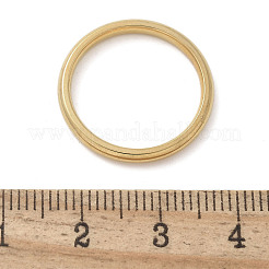 304ステンレススチールプレーンバンドリング  イオンプレーティング（ip）  ゴールドカラー  2mm  usサイズ7 1/4(17.5mm)&nbsp;STAS-I160-E03-G
