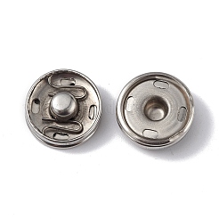 変色しない202ステンレススチール製スナップボタン  衣服のボタン  ミシンアクセサリー  ステンレス鋼色  15x5.5mm&nbsp;LS-BUTT-I017-01C-P