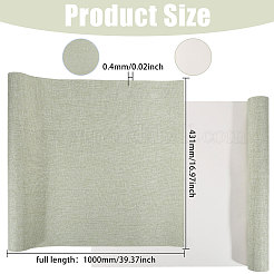 3 スタイルのポリエステル生地  ペーパーバック付き  製本用  ダークシーグリーン  1000x430x0.4mm&nbsp;DIY-GL0005-66C