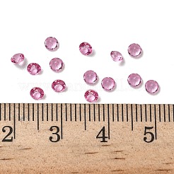ファセットカットの天然ピンクトパーズカボション  ダイヤモンド  3x1.8mm&nbsp;G-I295-05C-18B-11
