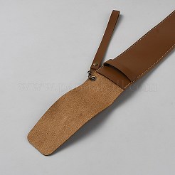 合成皮革のドラムスティック収納バッグ  長方形  ココナッツブラウン  520~620mm&nbsp;AJEW-WH20020-691B