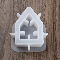 家 DIY ピクセル ハート 流砂 シリコン型  レジン型  UVレジン用  エポキシ樹脂工芸品作り  ホワイト  102x80x52mm  内径：60x43mm&nbsp;AJEW-U013-01A