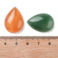 天然石カボション  混合石  ティアドロップ  ミックスカラー  25x18x7mm&nbsp;G-G525-18x25mm-M1