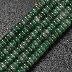 天然アベンチュリンビーズ連売り  ロンデル  4x1.5mm  穴：0.7mm  約155個/連  14.96''（38センチメートル）&nbsp;G-L635-A03-4x2mm-04