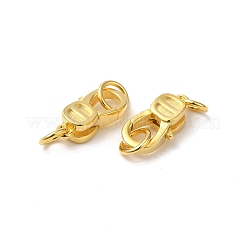 925スターリングシルバーカニカン  18KGP本金メッキ  11x5x3mm&nbsp;STER-D006-23G