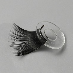 アクリル人形まつげ  ドールアイメイクアクセサリー  人形用DIYクラフト作り  ブラック  20mm&nbsp;DOLL-WH0007-01A