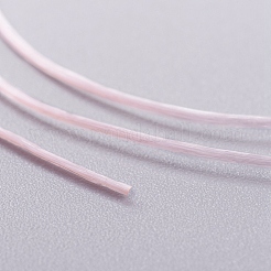 韓国の平らな弾性結晶ストリング  弾性ビーズ糸  ストレッチブレスレット作り用  ミスティローズ  0.5mm  約450.57ヤード（412m）/ロール&nbsp;EW-G005-0.5mm-3