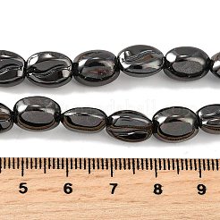 電気メッキガラスビーズセット  フラットオーバル  フルメッキ  ミックスカラー  11x8.5x5mm  穴：0.8mm  約42個/連  17.32''（44センチメートル）&nbsp;EGLA-V001-04