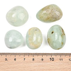天然プレナイトビーズ  タンブルストーン  ナゲット  穴なし/ドリルなし  花瓶フィラーの宝石  20~35x22~40x14~27mm&nbsp;GG-CBAD0F6-B09-01