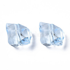 透明なアクリルビーズ  チップ  ミックスカラー  12x11x11mm  穴：1.8mm  約580個/500g&nbsp;TACR-S134-026
