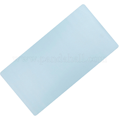PVC マウスパッド  スエード付き  長方形  ライトブルー  400x800x1.6mm&nbsp;AJEW-WH20010-32A