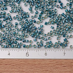 MIYUKIデリカビーズ  シリンダー  日本製シードビーズ  11/0  （db0921)輝く青い裏地トパーズ  1.3x1.6mm  穴：0.8mm  約10000個/袋  50 G /袋&nbsp;SEED-X0054-DB0921