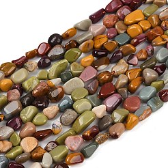 天然アラシャン瑪瑙ビーズ連売り  ナゲット  タンブルストーン  6~11x6~8x4~7mm  穴：1mm  約49~51個/連  15.35~15.75''（39~40センチメートル）&nbsp;G-Q060-D19-02