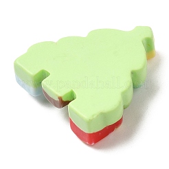 クリスマス オペーク レジン カボション  ジュエリー作りのための  クリスマスツリー  25x23x7.5mm&nbsp;RESI-K030-02J