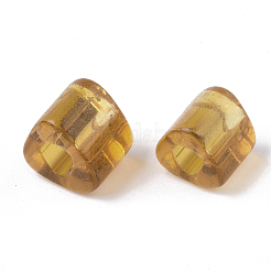 透明ガラスビーズ  三角形  三角穴  ペルー  6x7mm  穴：2.5x2.5mm  約1100個/袋&nbsp;SEED-S039-01B-03