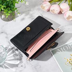 ファイバーバッグオーガナイザーインサート  封筒バッグのインテリアアクセサリー用  長方形  ピンク  80x220x4mm&nbsp;FIND-WH0172-15A
