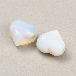 オパールビーズ  ハート  11x12~13x8mm  穴：1.4~1.8mm&nbsp;GG-CBA4A3B-C37-03