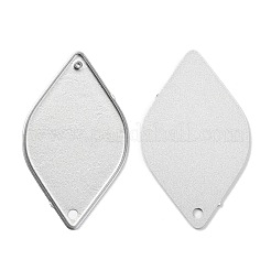 炭素鋼カッティングダイステンシル  DIY革製造用  葉  マットプラチナカラー  43x25mm&nbsp;X-DIY-WH0158-08B