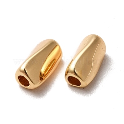 真鍮ビーズ  カドミウムフリー＆ニッケルフリー＆鉛フリー  豆  18KGP本金メッキ  7x3.5x3.5mm  穴：1.5mm&nbsp;LS-KK-M233-14G