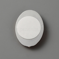 自己粘着アクリルラインストーンステッカー  DIYの装飾や工芸品  多面カット  オーバル  ゴールド  40x30x6.5mm&nbsp;FIND-WH0036-35D