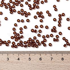 MIYUKIラウンドロカイユビーズ  日本製シードビーズ  （rr134)透明ダークトパーズ  8/0  3mm  穴：1mm  約422~455PCS /ボトル  10 G /ボトル&nbsp;SEED-JP0009-RR0134