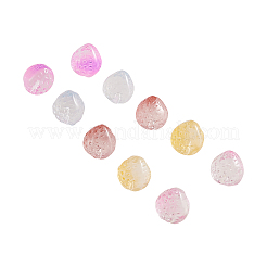 手作りランプワークビーズ  ハーフ穴  苺  ミックスカラー  15x13mm  穴：1mm  5色  10個/カラー  50個/箱&nbsp;LAMP-CJ0001-12