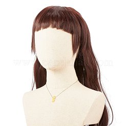 天然水晶ナゲットペンダントネックレス、304ステンレススチールアズキチェーン付き  女性のためのアクセサリー用原石のアクセサリー  ミックスカラー  16.26インチ（41.3cm）&nbsp;NJEW-JN03844