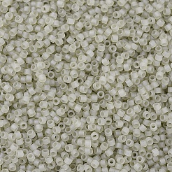 MIYUKIデリカビーズ  シリンダー  日本製シードビーズ  11/0  （db0383)艶消し透明オイスター光沢  1.3x1.6mm  穴：0.8mm  約10000個/袋  50 G /袋&nbsp;SEED-X0054-DB0383