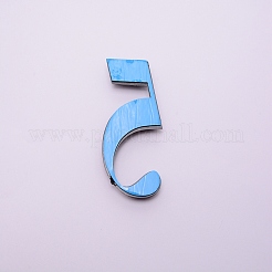 プラスチックとPVCの番号記号ラベル  ブラック  NUM。5  5：49x31x8mm&nbsp;KY-WH0023-A05-03