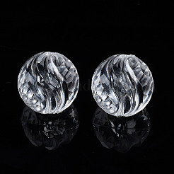透明なアクリルビーズ  ラウンド  透明  17.5x18x17.5mm  穴：2mm  約173個/500g&nbsp;TACR-N009-34