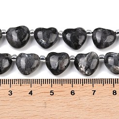 天然ラルビカイトビーズ連売り  腫れた心  トップ掘削  シードビーズで  10.7~11.5x11.6~12.3x5.4~6.3mm  穴：1.2~1.3mm  約28個/連  15.75''（40センチメートル）&nbsp;G-NH0069-A10