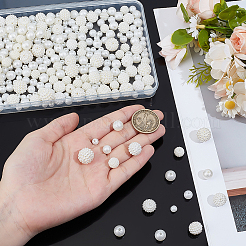 DIYジュエリー作成キット  アクリルとABS模造パールビーズを含む  ラウンド  ミックスカラー  6~14mm  穴：1~2mm  330個/セット&nbsp;DIY-PH0031-66