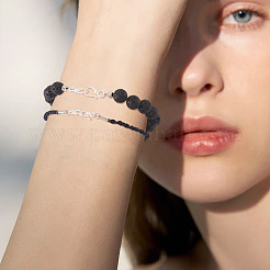 スターリングシルバーフック留め具4種類2個  銀  10~13x5~7x2mm  穴：1.6~2.5mm  2個/スタイル&nbsp;STER-TA0001-47