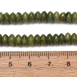 天然中国翡翠 南部翡翠ビーズ連  ソーサービーズ  6x3mm  穴：1mm  約120個/連  15.75''（40センチメートル）&nbsp;GG-NH0013-B02