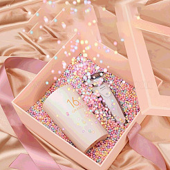 小さなクラフトフォームボール  ラウンド  DIYの結婚式の休日の工芸品を作るために  ギフトボックスフィラー  ミックスカラー  4~6mm  約10 G /袋&nbsp;SLM-PW0001-002A