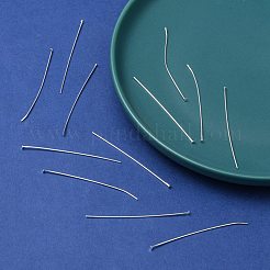 真鍮製Tピン  カドミウムフリー＆鉛フリー  銀色のメッキ  50x0.75~0.8mm  20ゲージ  5000個/ 1000g  ヘッド：2mm&nbsp;HPC5.0cm-S