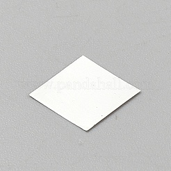 スターリングシルバーシート925枚  長方形  銀  10.5x11x0.1mm&nbsp;FIND-WH0149-27B