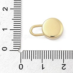 316サージカルステンレスペンダント  18KGP本金メッキ  フラットラウンド  16x10.5x5mm  穴：4.5x3.5mm&nbsp;STAS-S159-02D-G