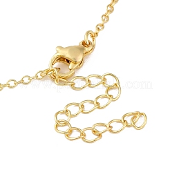 ボヘミアン サマー ビーチ スタイル 18K ゴールド メッキ シェル型 イニシャル ペンダント ネックレス&nbsp;IL8059-11