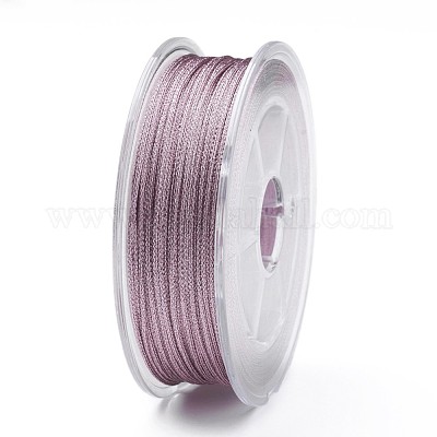 ポリエステルメタリック糸  スミレ  1mm  約32.8ヤード（30m）/ロール&nbsp;OCOR-G006-02-1.0mm-41-1