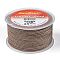Braided Nylon Threads, Dyed, Rosy Brown, 2.5mm, about 10.93 yards(10m)/roll