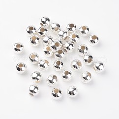 スペーサービーズ  鉄  銀  10mm  穴：3~4mm